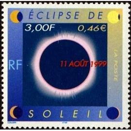 1 Timbre France 1999, Neuf - Eclipse de soleil le 11 août 1999 - Yt 3261