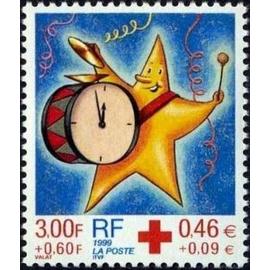 1 Timbre France 1999, Neuf - Croix Rouge Fêtes de fin d