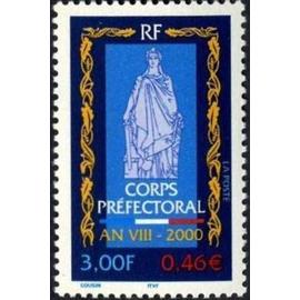 1 Timbre France 2000, Neuf - Bicentenaire du corps préfectoral - Yt 3300