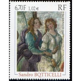 1 Timbre France 2000, Neuf - Sandro Botticelli - Yt 3301