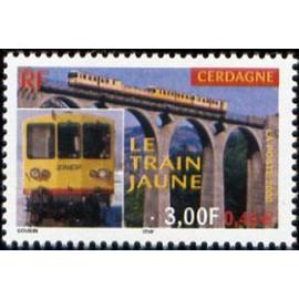 1 Timbre France 2000, Neuf - Le train jaune de Cerdagne - Yt 3338