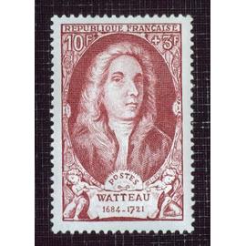 FRANCE N° 855 neuf sans charnière de 1949 - 10f+3f « Watteau (célébrités du XVIIIe siècle) » - Cote 5 euros