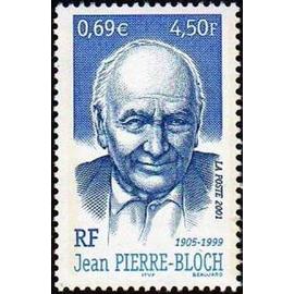 1 Timbre France 2001, Neuf - Jean-Pierre Bloch (1905-1999) - Yt 3434