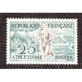 FRANCE N° 961 neuf sans charnière de 1953 - 25f vert foncé et bistre « Jeux olympiques d