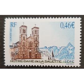 Timbre N°3506 - Basilique Notre Dame de la Salette -2002