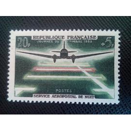 timbre FRANCE YT 1196 Service postal aérien de nuit 1959 (010206)