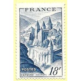 Yvert France 805 (1948). Abbaye de Conques. Neuf ** (MNH) -