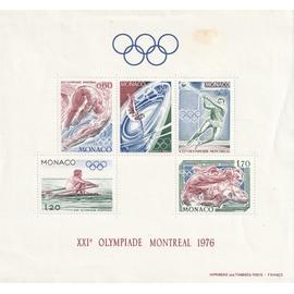timbres neufs XXI° Olypiade Montréal 1976