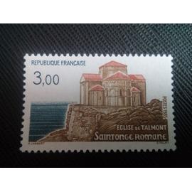 timbre FRANCE YT 2352 Saintonge-Église de Talmont 1985 (120206)