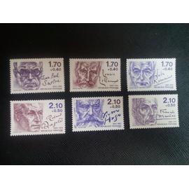 timbre FRANCE YT 2355 a 2360 Séries: Personnes célèbres (1985) 1985 (120206)