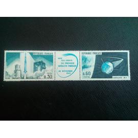 timbre FRANCE YT 1465 A Premier satellite français 1965 (120206)