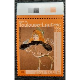 Timbre N° 3421 - Henri de Toulouse-Lautrec - Yvette Guilbert - 2001