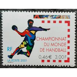 Timbre N° 3367 - Championnat du monde de handball - 2001