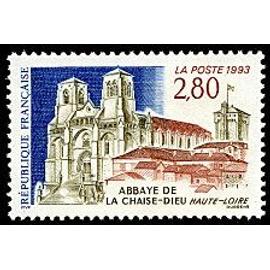 Abbaye de la Chaise-Dieu Timbre Oblitéré