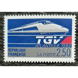 Timbre N° 2607 - Le T.G.V. atlantique - 1989