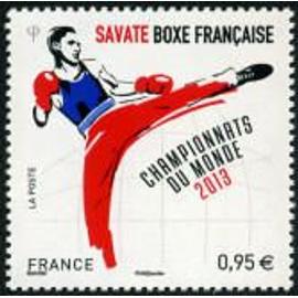sport : championnat du monde de savate boxe française année 2013 n° 4831 yvert et tellier luxe