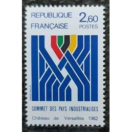 Timbre N° 2214 - Sommet au château de Versailles - 1982