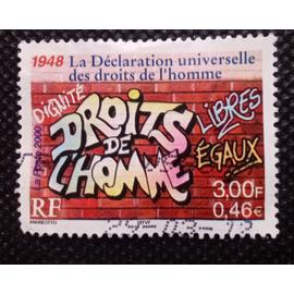 France 2000 Timbre Oblitéré YT 3354 - La Déclaration Universelle des Droits de L