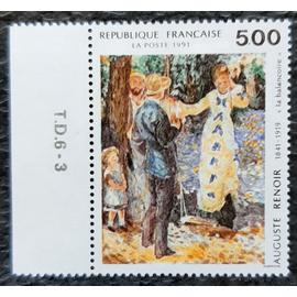 Timbre N° 2692 - Auguste Renoir - La balançoire - 1991