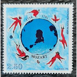 Timbre N° 2695 - Bicentenaire de la mort de Mozart - 1991