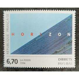 Timbre N° 2987 - Dibbets - Horizon - 1996
