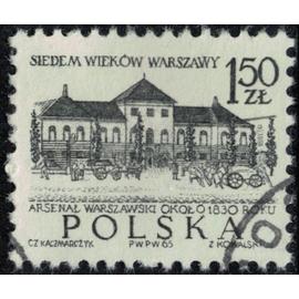 Pologne 1965 Oblitéré Used Sept Siècles de Varsovie Arsenal Y&T PL 1454 SU