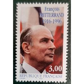 Timbre N° 3042 - 1er anniversaire de la mort de François Mitterrand - 1997