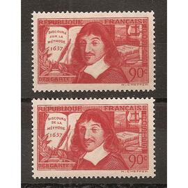 341 - 342 (1937) René Descartes N** (cote 16,3e) (4645)