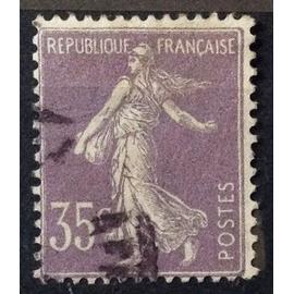 Semeuse 1906 - 35c Violet Clair (Très Joli n° 136) Obl - Cote 15,00&euro; - France Année 1906 - brn83 - N20095