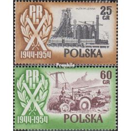 Pologne 877-878 (complète edition) oblitéré 1954 People