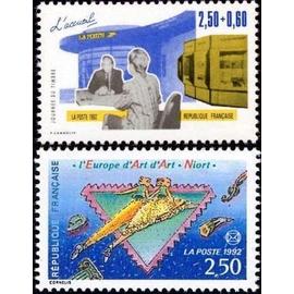 france 1992, très beaux timbres neufs** luxe yvert 2743 - journee du timbre, l