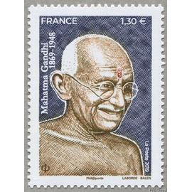 france 2019, très beau timbre neuf** luxe yvert 5346, 150eme anniversaire de la naissance du Mahatma Gandhi.