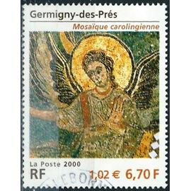 France 2000, Beau Timbre Yvert 3358, Mosaique Carolingienne À Germigny Les Prés, oblitere, TBE.