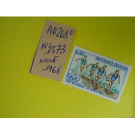 AD 268 O // Timbre neuf France 1968*N°1573"Jeux Olympiques de Mexico 1968"