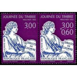 journée du timbre : ""mouchon 1903" paire 3052a année 1997 n° 3051 3052 yvert et tellier luxe