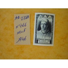 AD 238 A // Timbre France Neuf 1946 *N°766"Fouquet"