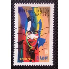 France 2002 Timbre oblitéré Y&T 3502 Étoiles du Jazz Duke Ellington 1899-1974