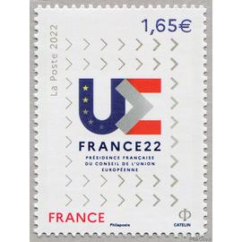 france 2022, très beau timbre neuf** luxe yvert 5545, FRANCE 22, Présidence française du Conseil de l