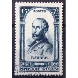 Centenaire Révolution 1848-1948 - Barbès 15f+7f Bleu-Vert (Très Joli n° 801) Obl - Cote 4,00&euro; - France Année 1948 - brn83 - N27730