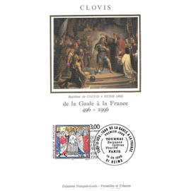 Fdc Cp 1996 - De la Gaule à la France - Le baptême de Clovis (496-1996) - Yvert 3024