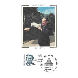 Fdc Cp 1996 - André Malraux (1901-1976) - Yvert 3038