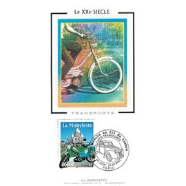 Fdc Cp 2002 - Le siècle au fil du timbre les Transports, La mobylette - Yvert 3472