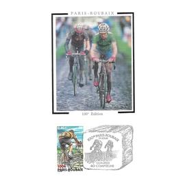 Fdc Cp 2002 - 100ème Paris-Roubaix - Yvert 3481 Compiègne