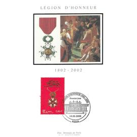 Fdc Cp 2002 - Bicentenaire de la Légion d