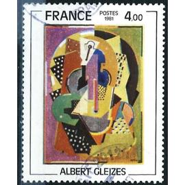 France 1981, Beau timbre Yvert 2137, "Composition 1920-23" D