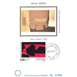 Fdc Cp 1992 - Alberto Burri (Italie) - Yvert 2780