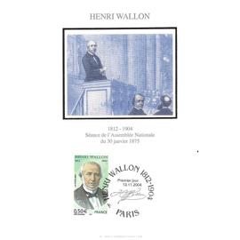 Fdc Cp 2004 - Henri Wallon (1812-1904) - Yvert 3729