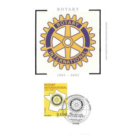 Fdc Cp 2005 - Rotary International 1905-2005 - Yvert 3750