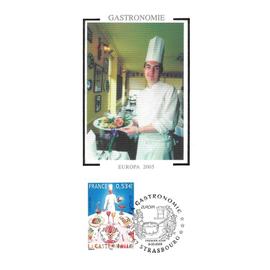 Fdc Cp 2005 - Europa La gastronomie - Yvert 3784