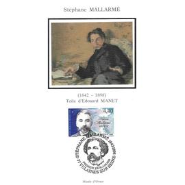 Fdc Cp 1998 - Stéphane Mallarmé (1842-1898) - Yvert 3171
